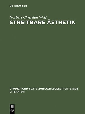 cover image of Streitbare Ästhetik